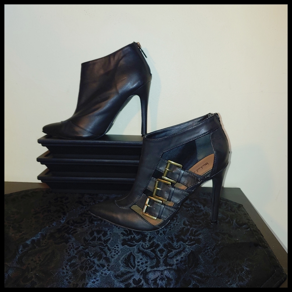 Michael Antonio Buckled Booties, 7.5